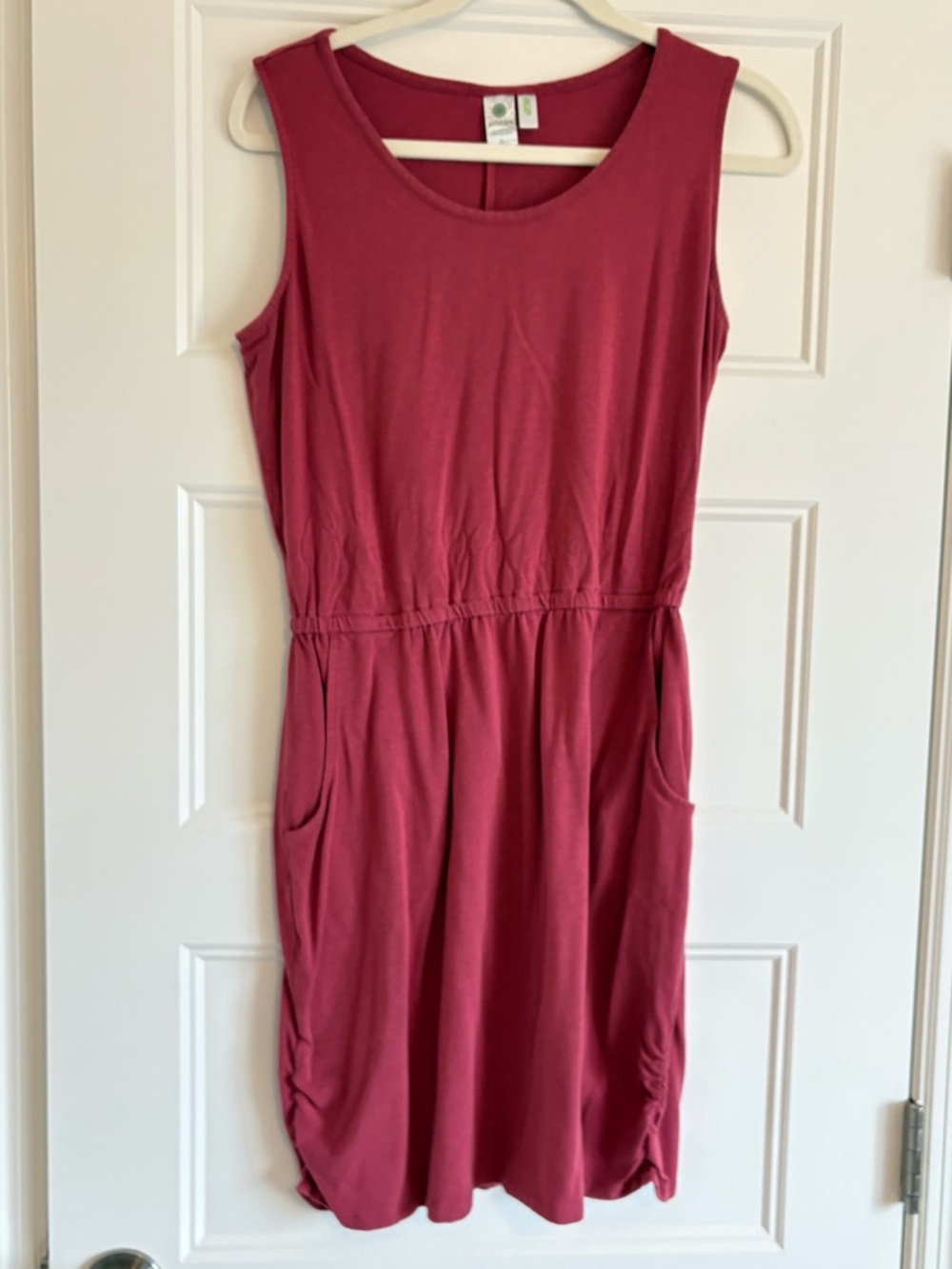Aventura casual dress, burgundy, size small